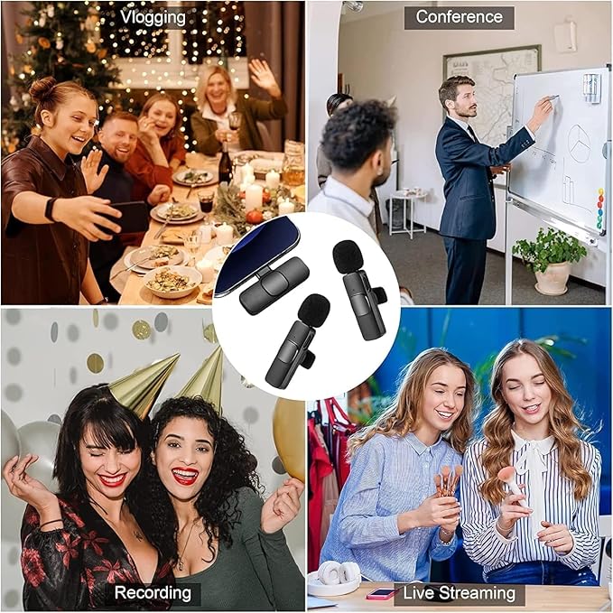 Influencer Wireless Microphone | مايك لاسلكي للمؤثرين وصناع المحتوى 🎤📱